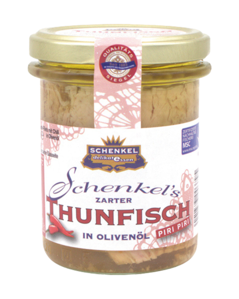 Schenkel MSC Thunfisch in Olivenoel Piri Piri, 196 Gramm